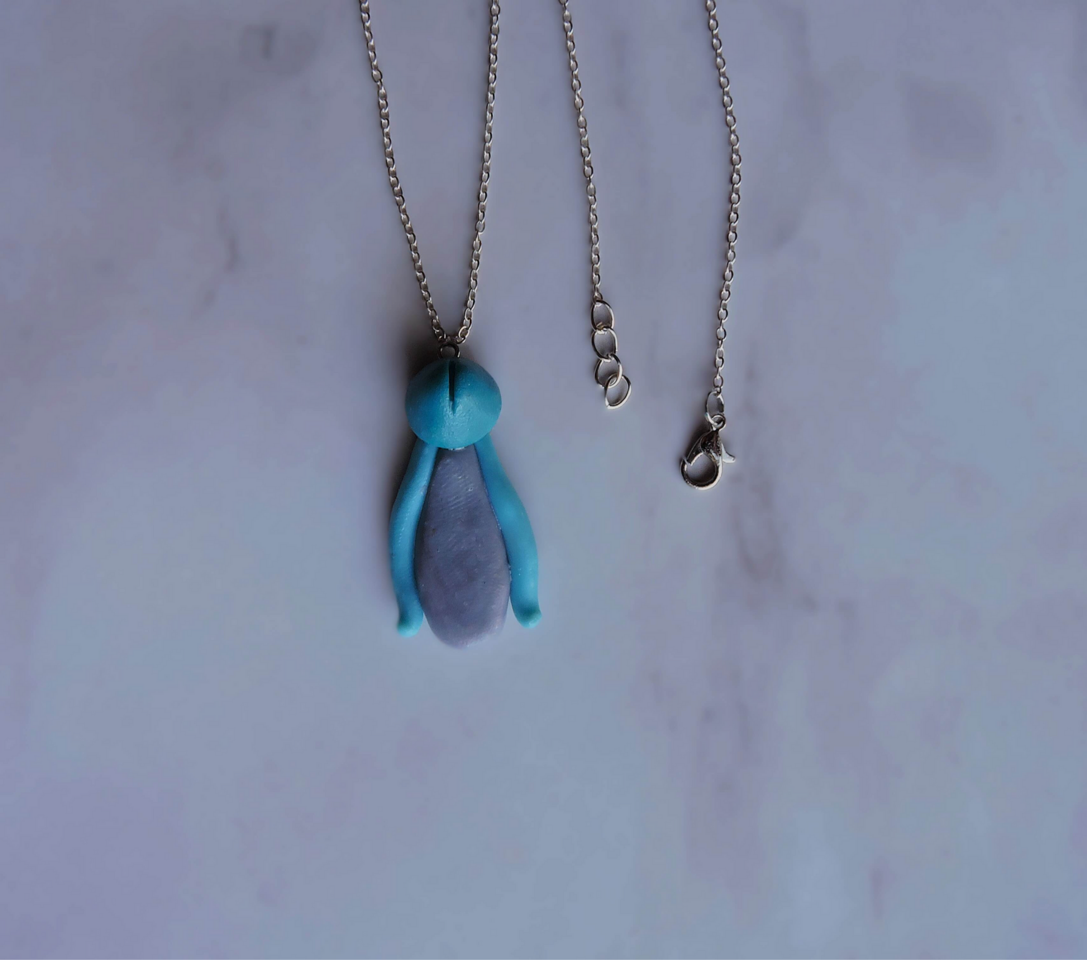 Blue & Grey Penis Necklace