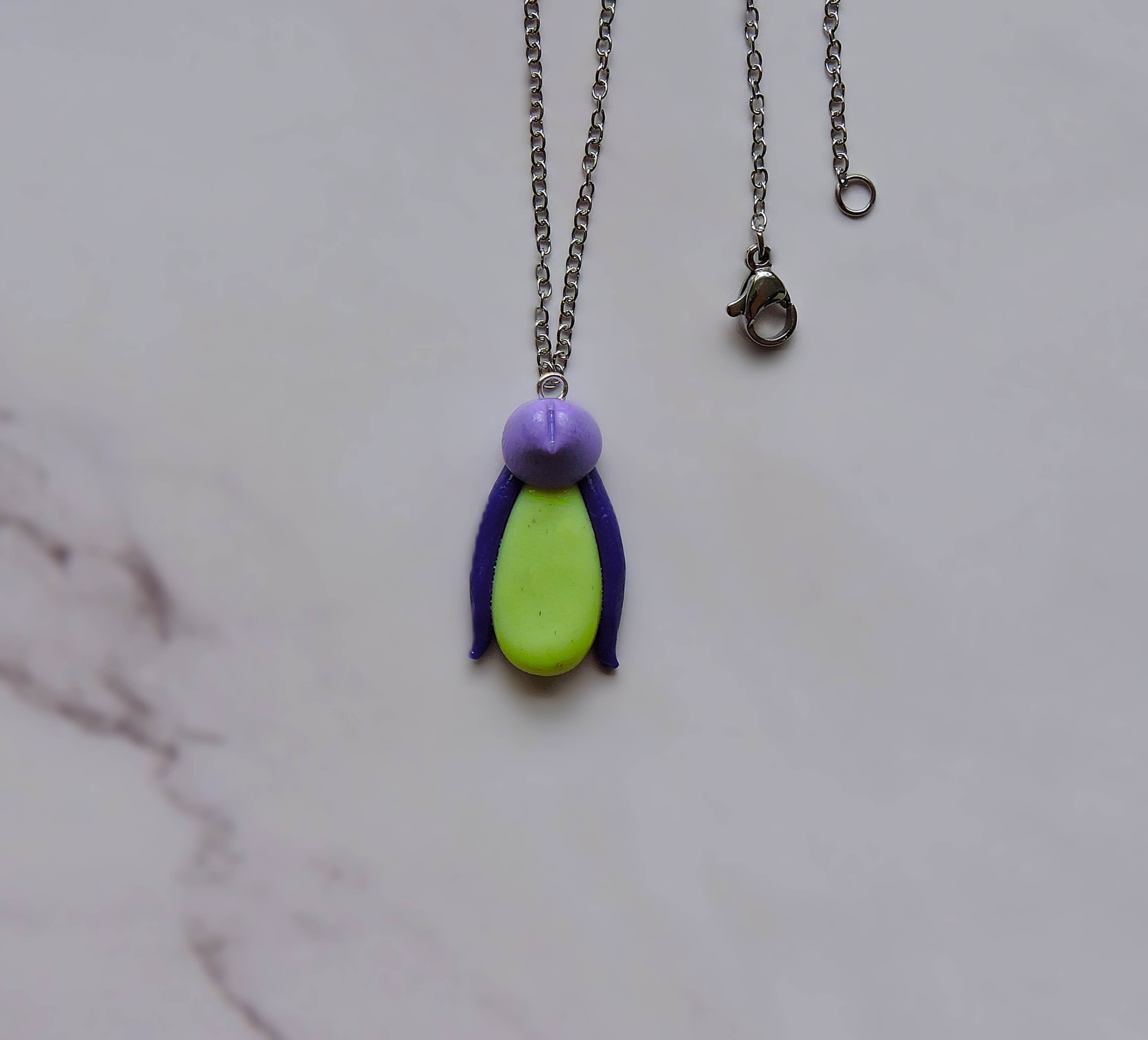 Purple & Mint Penis Necklace