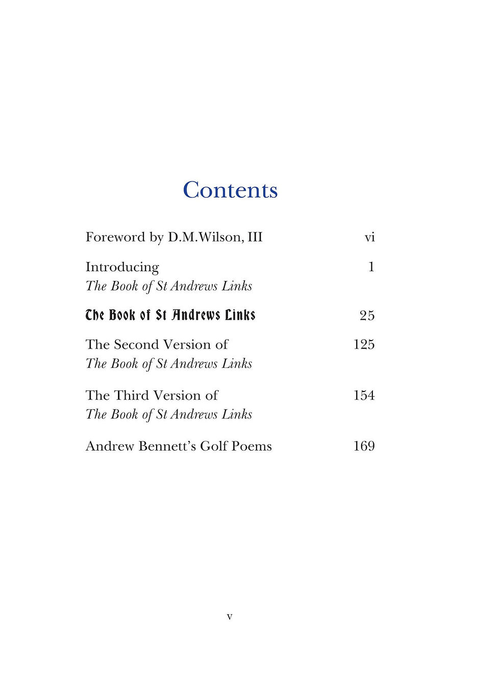 Thumbnail: The Book of St Andrews Links