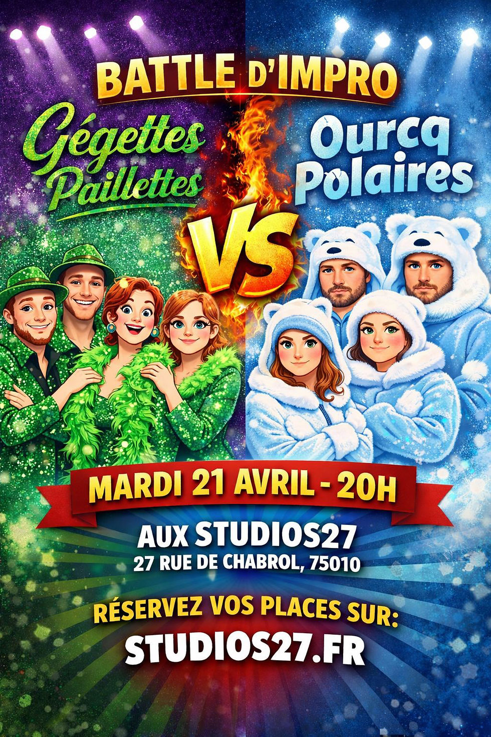 Match des Gégettes Paillettes face aux Ourcq polaires