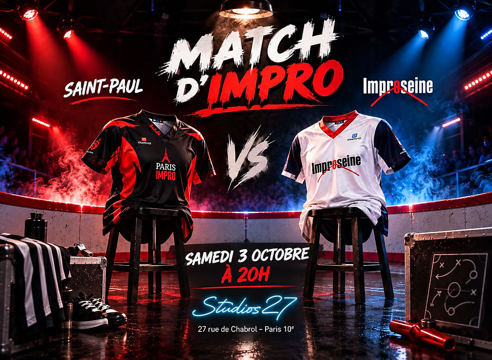 Match Improseine face à St Paul