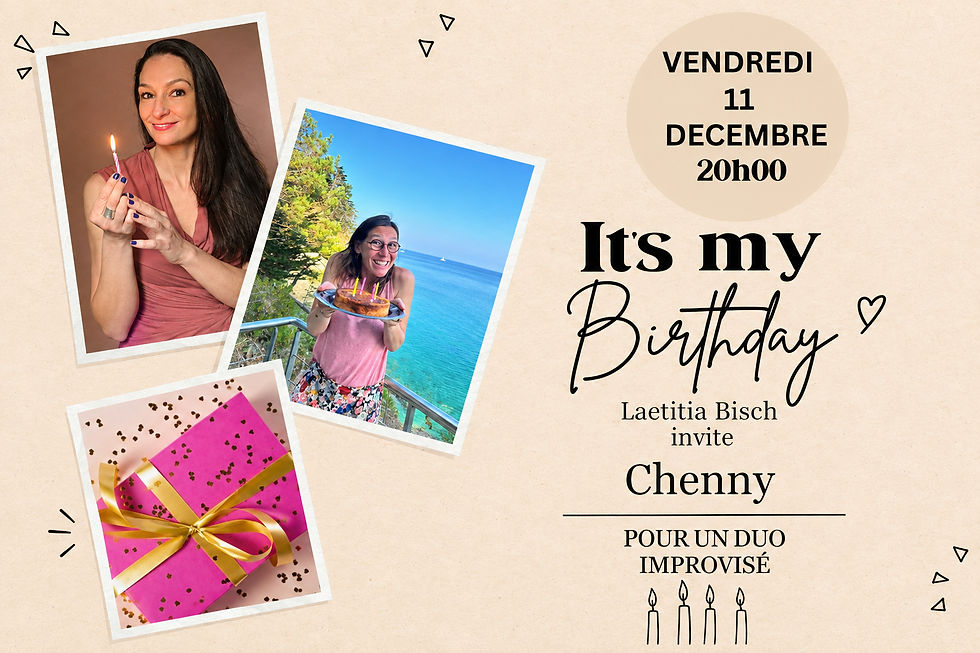 It’s my Birthday avec Chenny