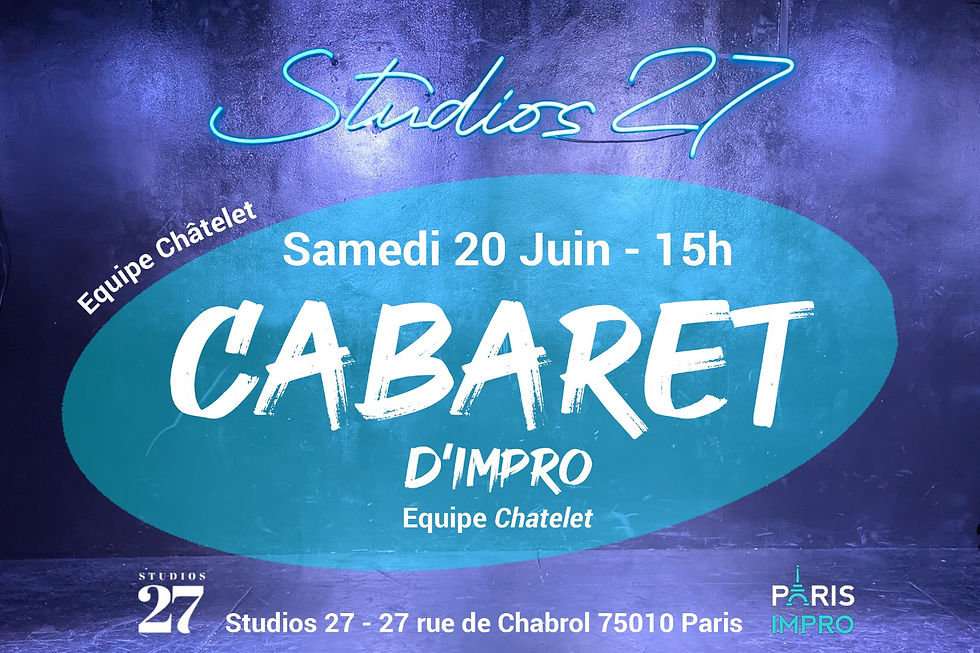 Cabaret de l’équipe Châtelet 