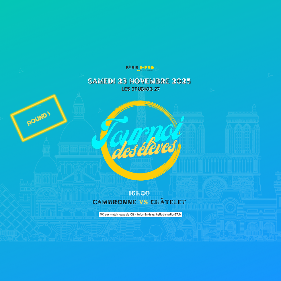 Tournoi 1er tour 23 novembre 16h00 CAMBRONNE vs CHÂTELET