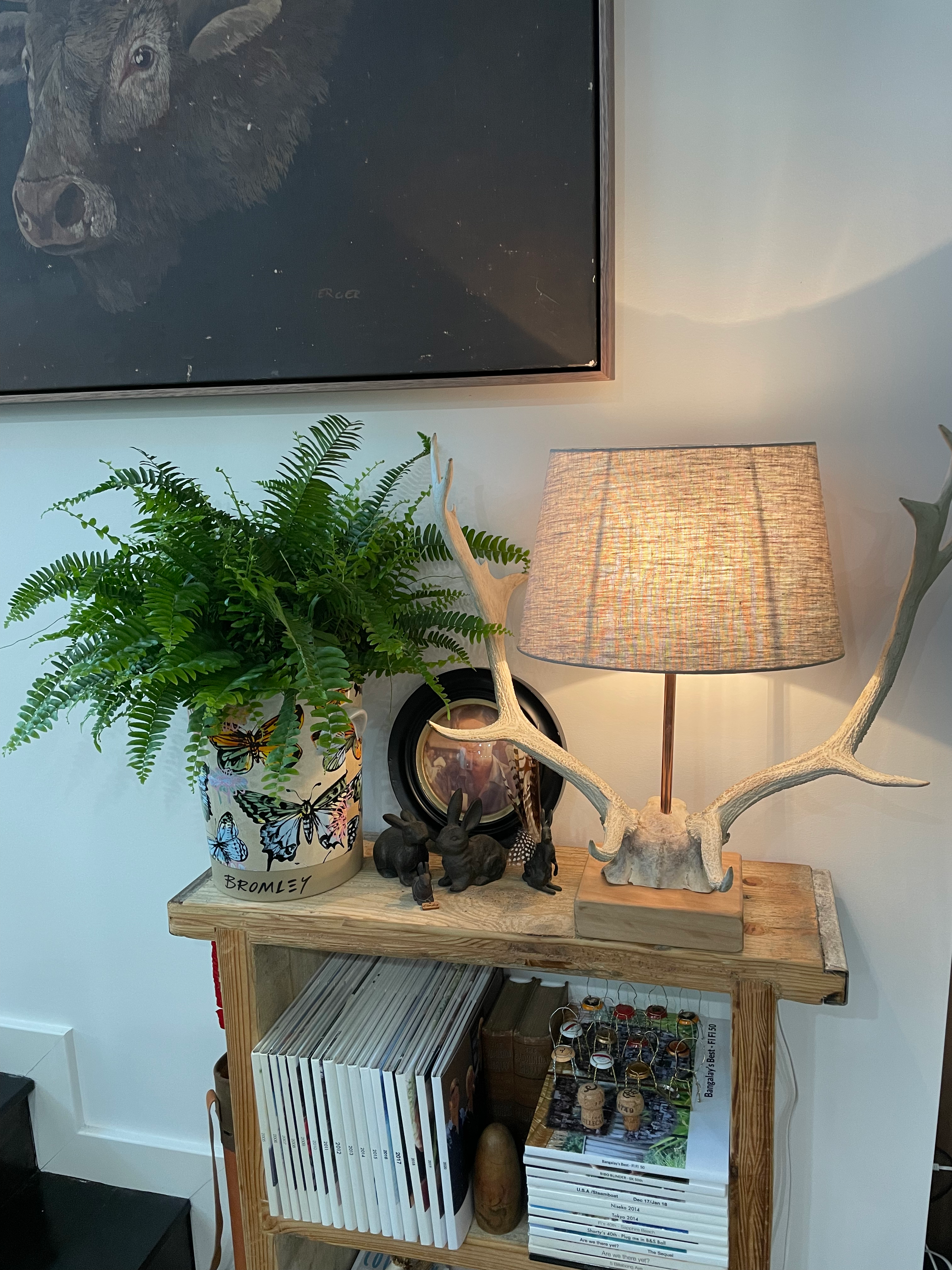 antler lamp - full set