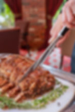 Chef slicing roast beef, Food & Beverages Photography