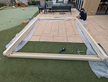 Stef installation of outdoor PVC Retractable roof