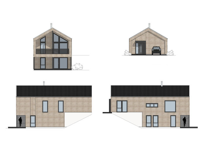 Minde 2D-fasadetegning