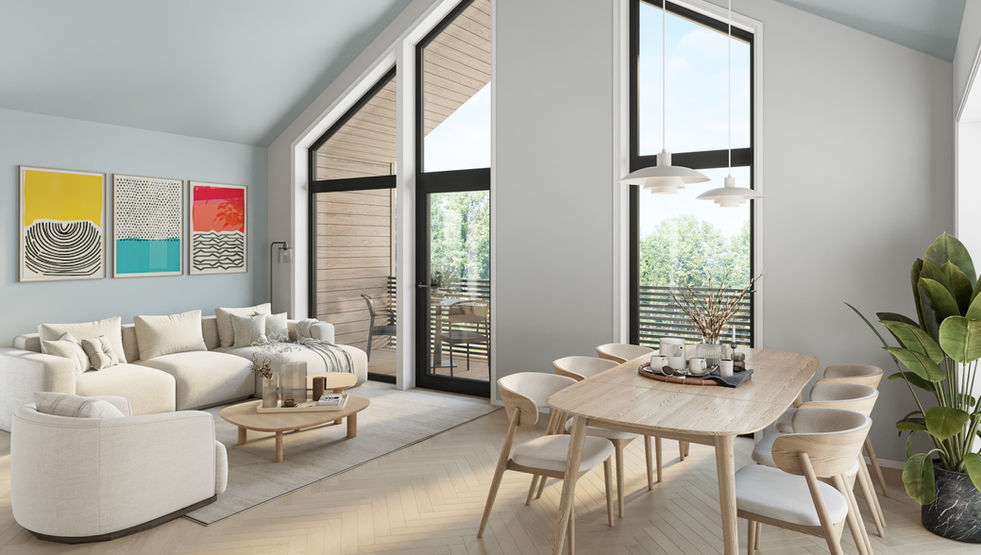 Ferdighuset Minde - en populær enebolig i moderne og trendy arkitektur fra Lindehus.
