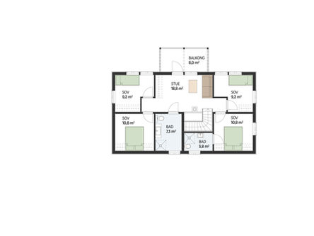 Plantegninger Eikefryd 2 etg