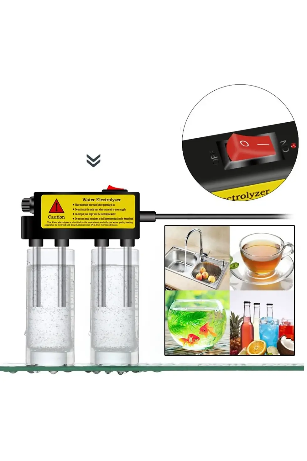 Küçük resim: Su Arıtma Cihazı Elektroliz Su Test Cihazı Su Kalite Testi