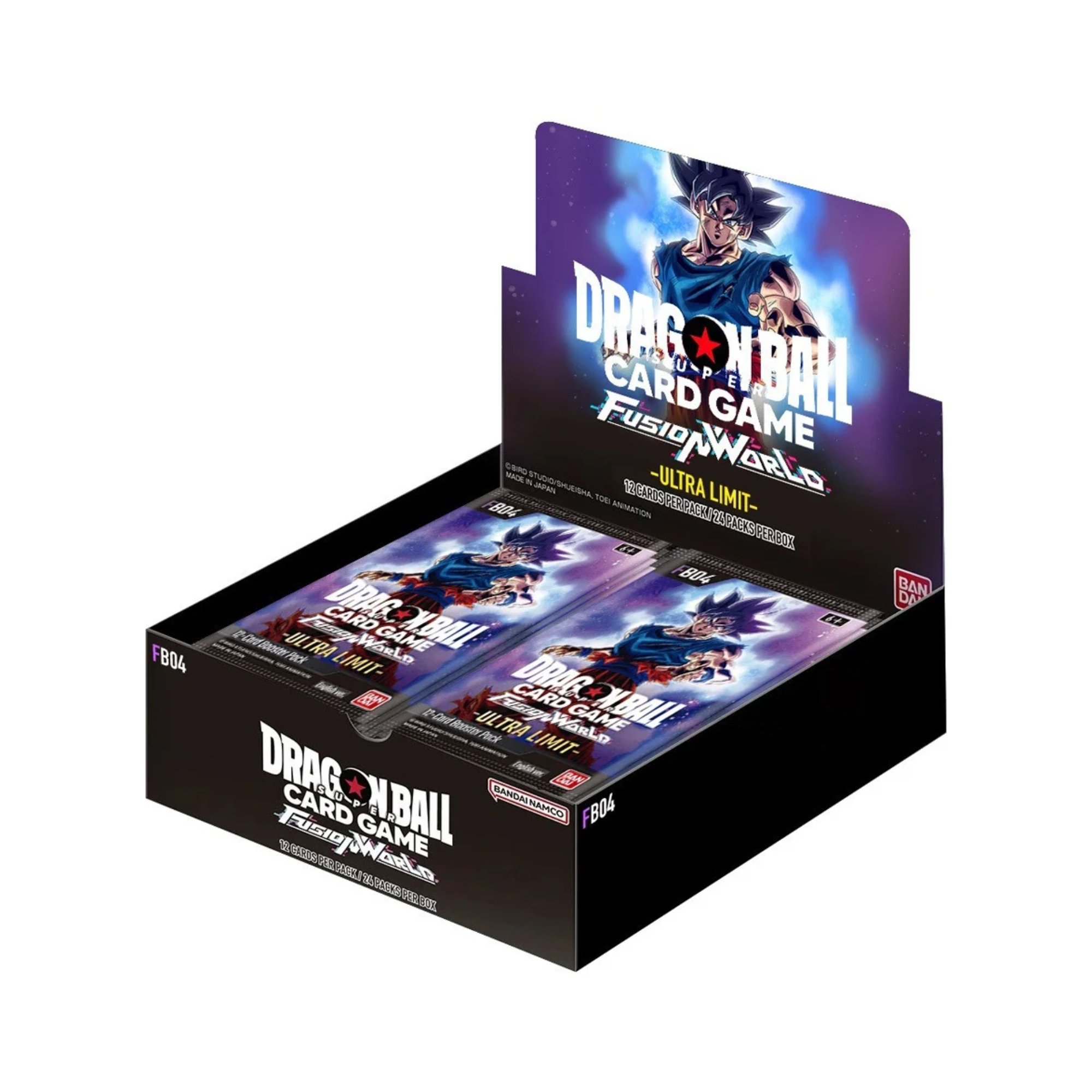 Dragon Ball Super Card Game Fusion World – Ultra Limit FB-04 Display 24 Buste