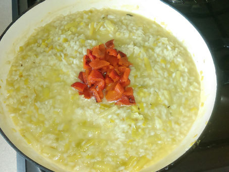 Risotto biało - czerwone