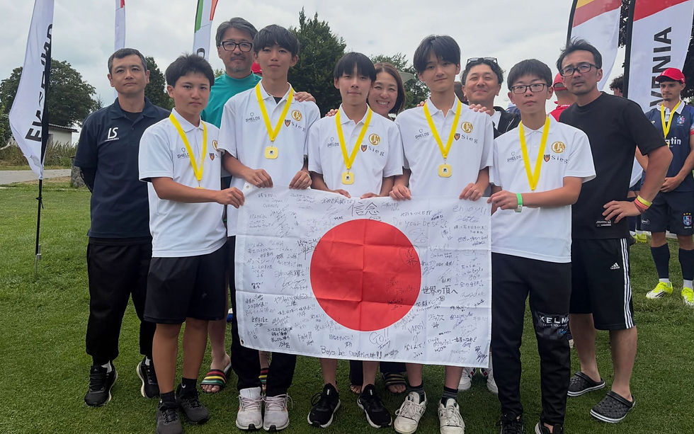 古田選手が日本勢トップの10位タイ！フットゴルフ初のユースW杯終了