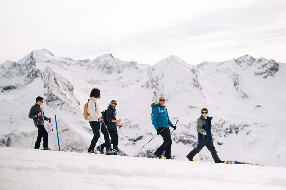 Sneeuwschoenwandelen©Gang of mothers