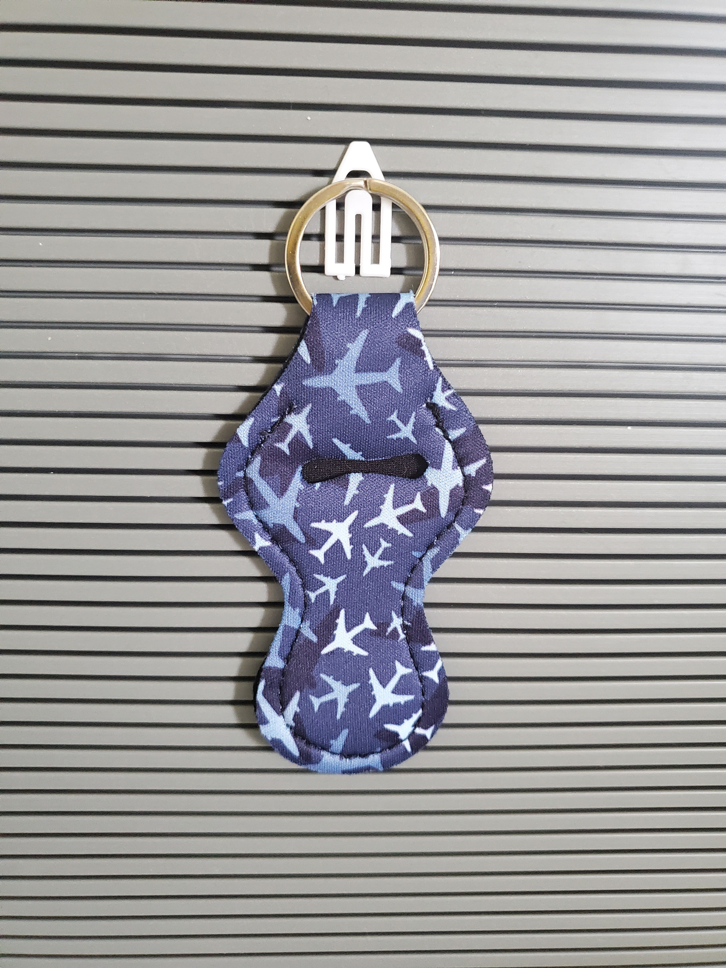 Airplane Blue Lip Balm Holder
