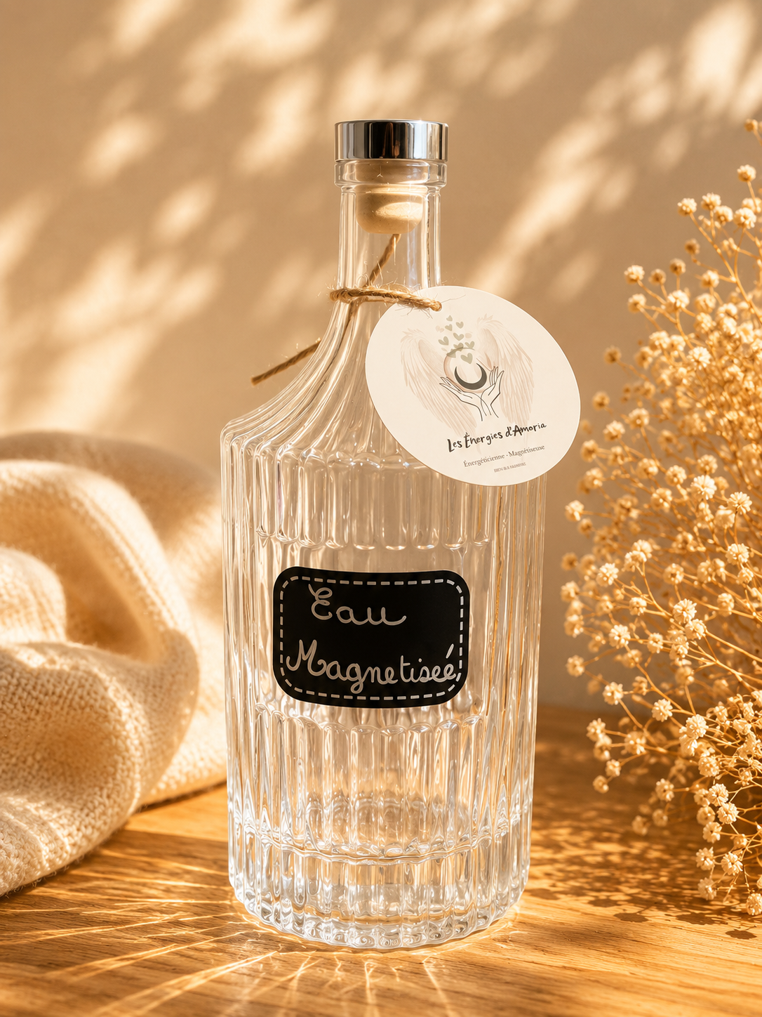 Bouteille d'eau magnétisée