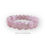 Miniature : Bracelet en Quartz Rose, photo non contractuelle. Un bracelet de perles roses.