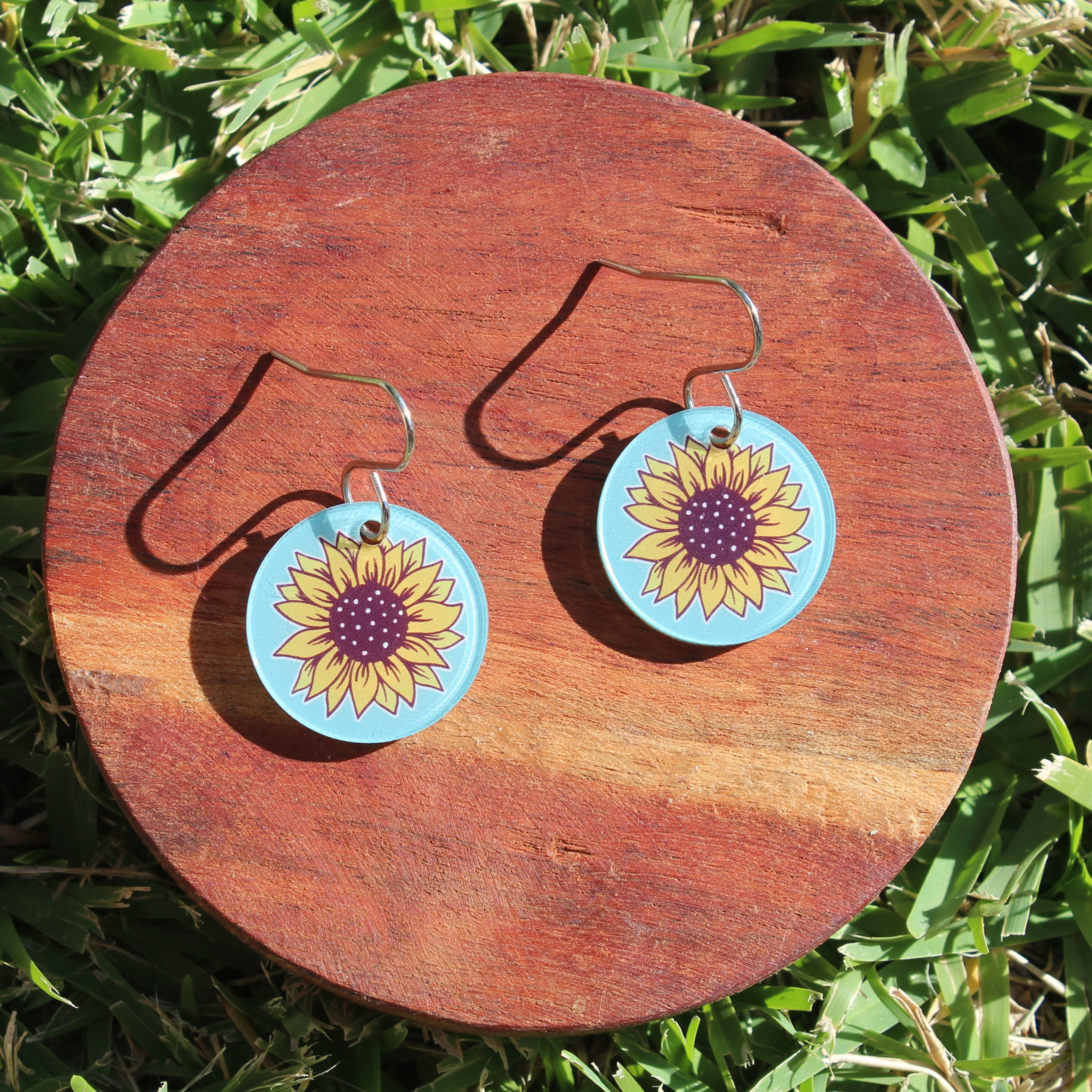 Selena Sunflower Earrings