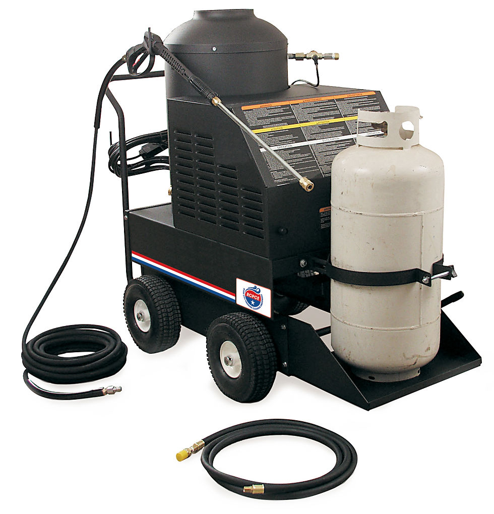 RCPCE DHL Series Portable LP Hot Water Pressure Washers