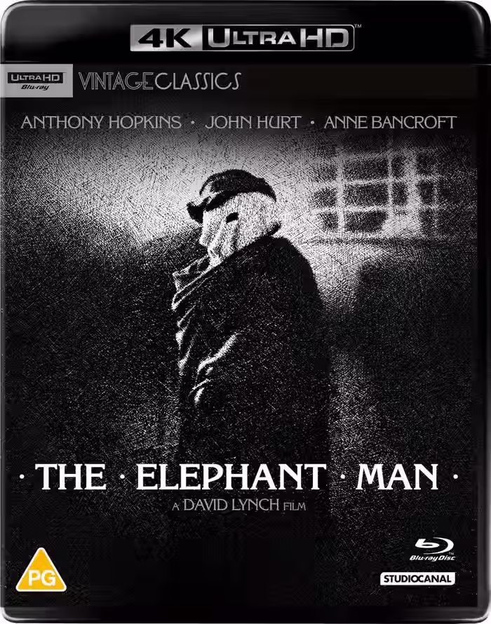 Front case of The Elephant Man (UK Import) [4K Ultra HD + Blu-ray] | peakbooks.shop