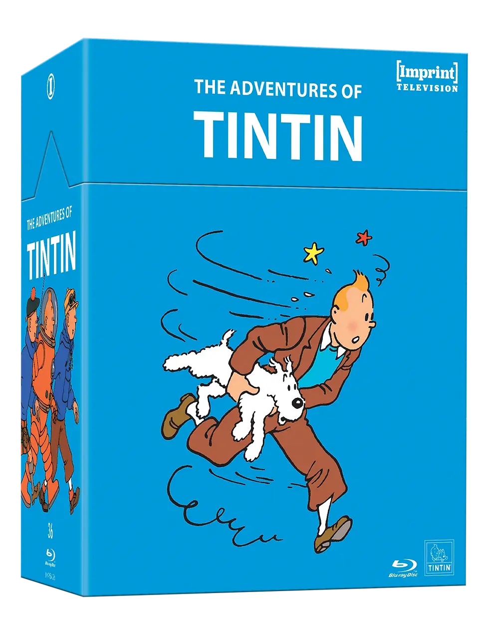 Front cover of Adventures of TinTin: Complete Collection LE Hardbox [Blu-ray] | peakbooks.shop