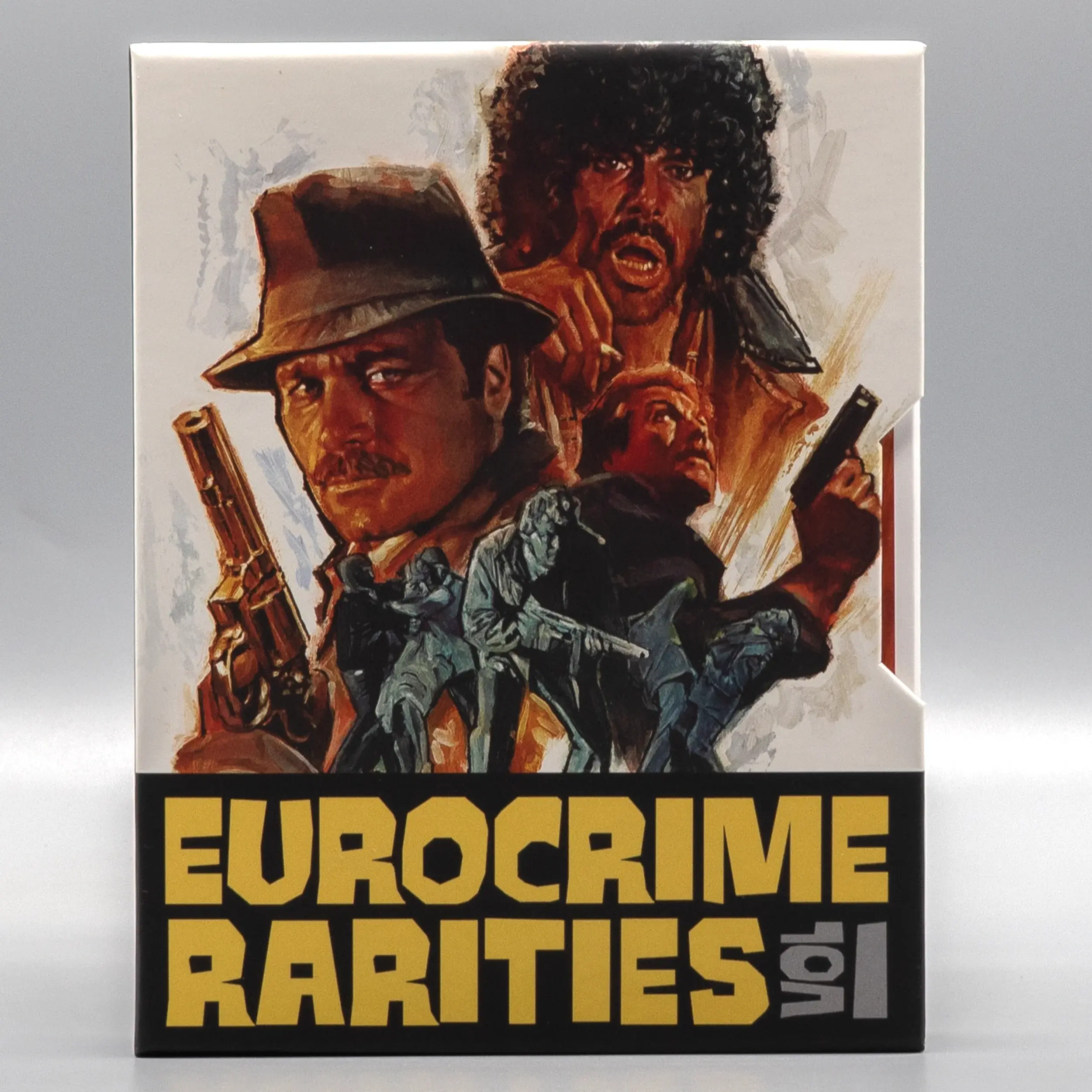 Front slipcase of Eurocrime Rarities: Volume 1 [Blu-ray] | peakbooks.shop