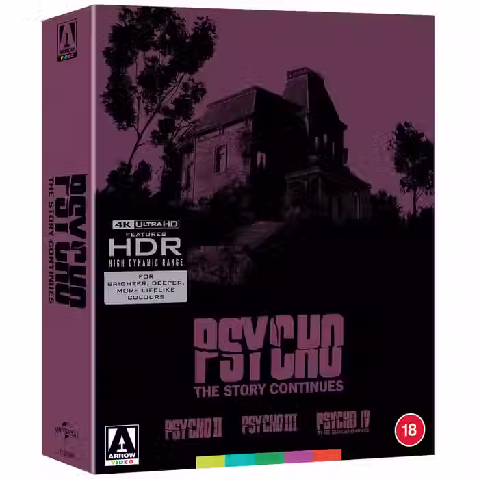 Thumbnail: 3D art of Psycho: Story Continues Collection (UK Import) [4K Ultra HD] | peakbooks.shop
