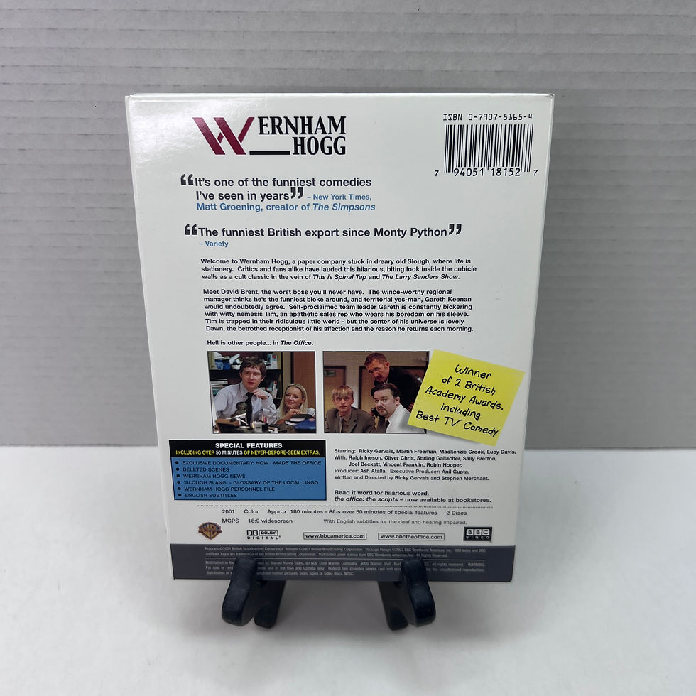 Back cover of Pre-Owned | The Office: The Complete First Series (UK Version) [DVD] | peakbooks.shop