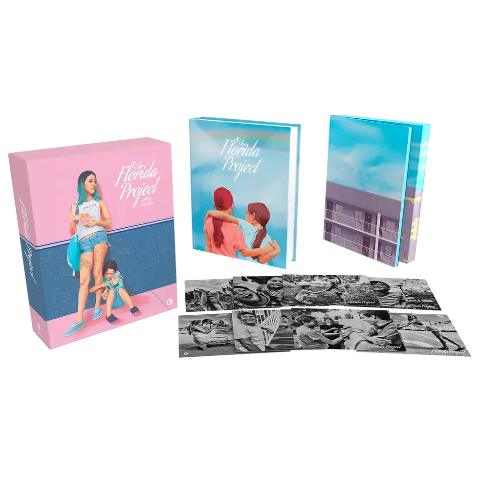 Box contents of The Florida Project Limited Edition (UK Import) [4K Ultra HD + Blu-ray] | peakbooks.shop