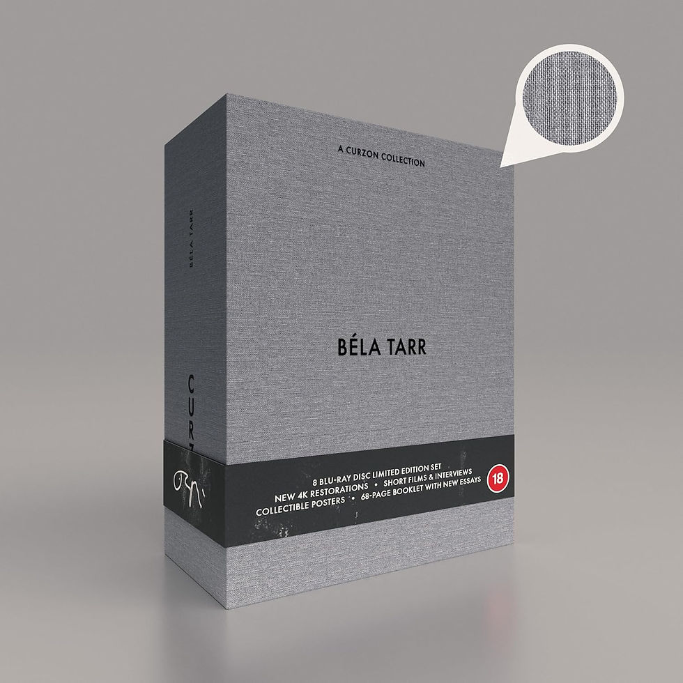 Front cover 2 of Béla Tarr: A Curzon Collection (UK Import) [Region B Blu-ray] | peakbooks.shop
