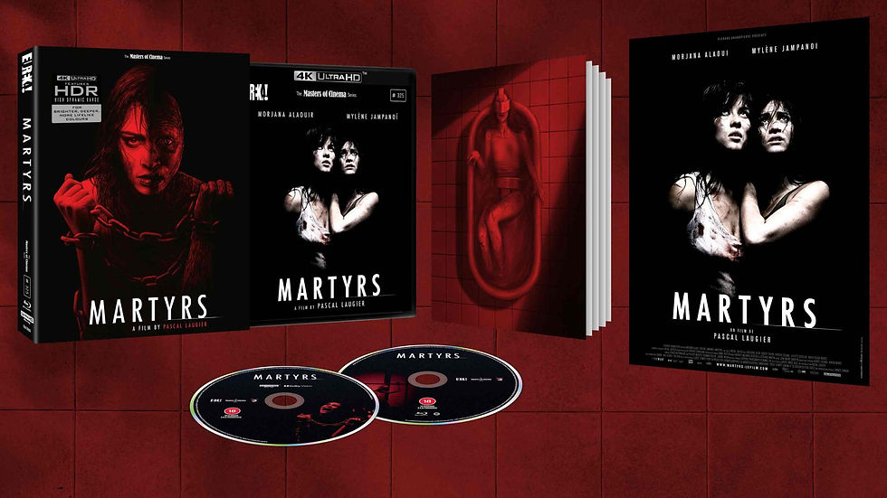 Box contents of Martyrs (2008) Limited Edition (UK Import) [4K Ultra HD + Blu-ray] | peakbooks.shop