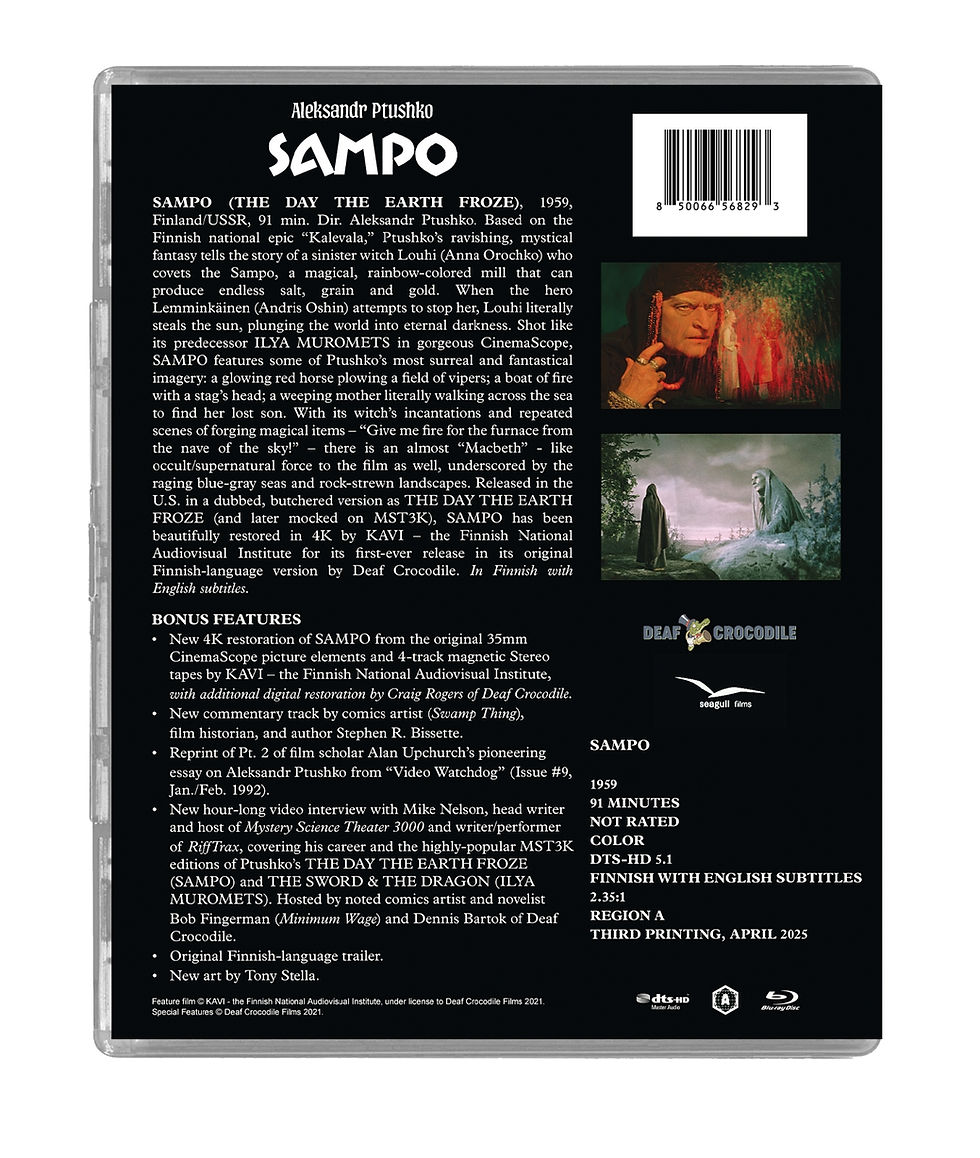 Thumbnail: Back cover of Sampo [Blu-ray] | peakbooks.shop