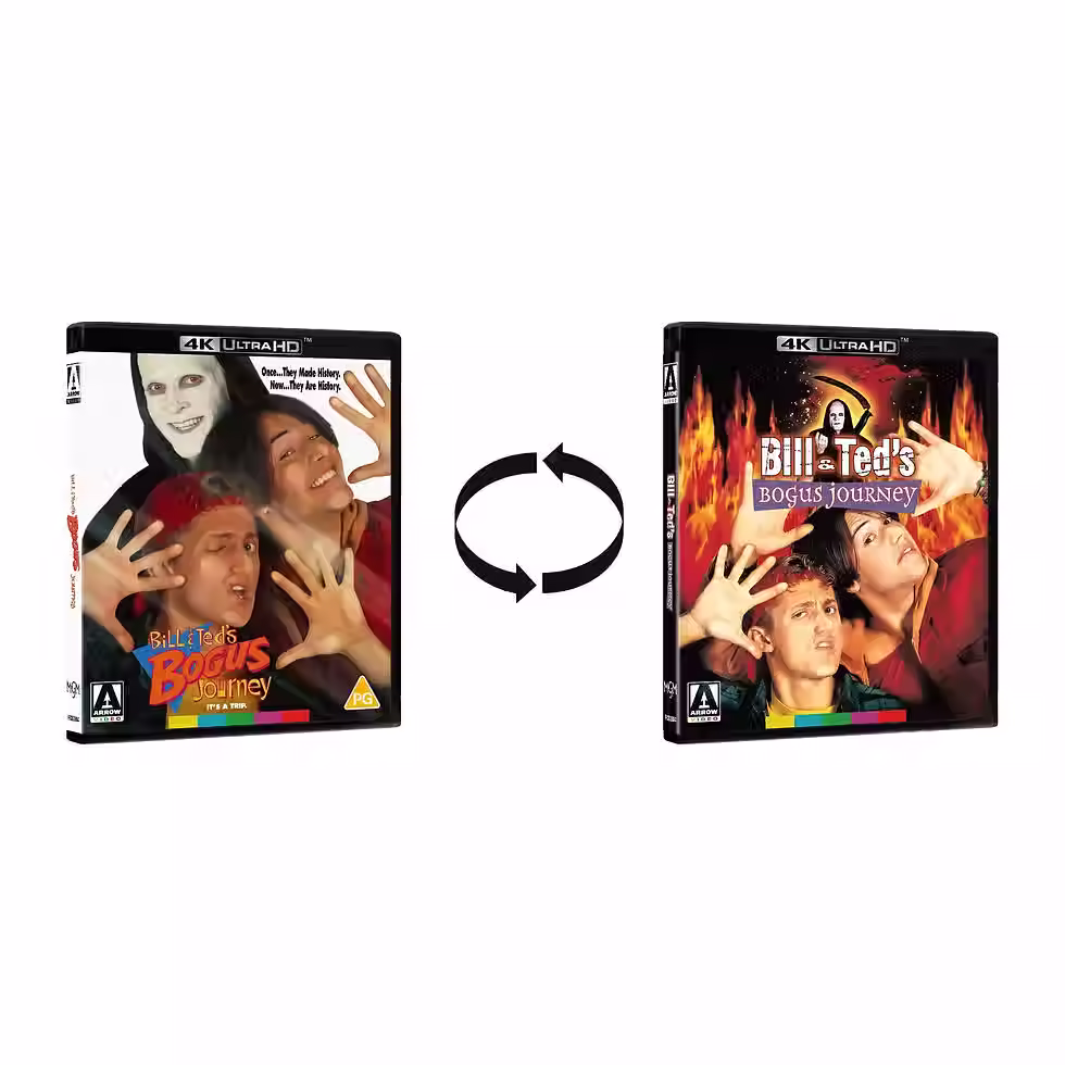 Thumbnail: Reversible cover of Bill & Ted’s Bogus Journey Limited Edition [4K Ultra HD] | peakbooks.shop