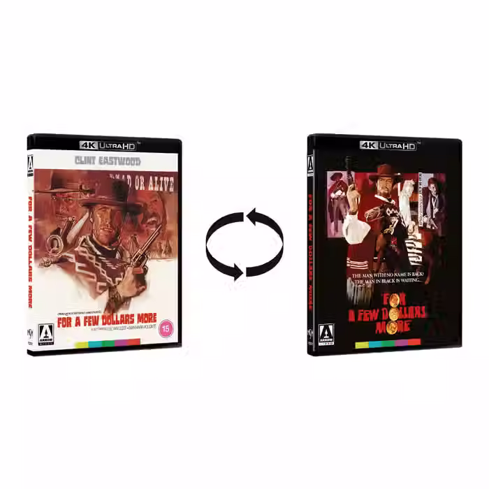 Thumbnail: Reversible cover 2 of The Dollars Trilogy Limited Edition [4K Ultra HD + Blu-ray] | peakbooks.shop