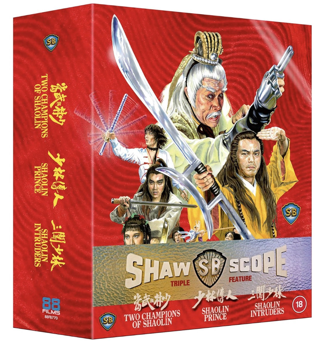 Front cover of Shawscope Triple Feature (UK Import) [Region B Blu-ray] | peakbooks.shop
