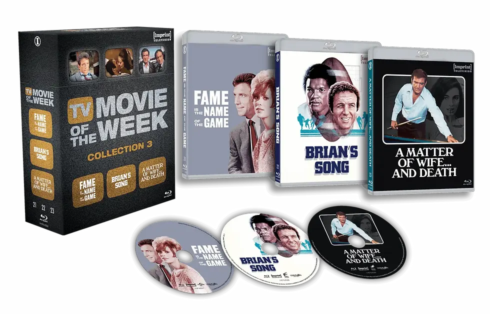 Box contents of TV Movie Of The Week Collection Three Limited Edition 3-Disc Hardbox [Blu-ray] | peakbooks.shop