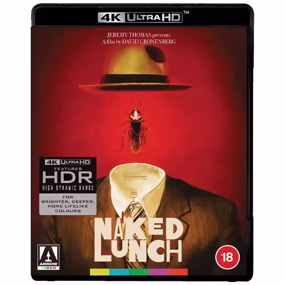 Front cover of Naked Lunch (UK Import) [4K Ultra HD] | peakbooks.shop