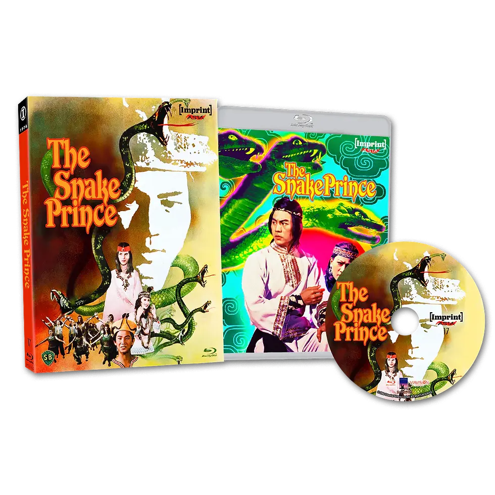 Box contents of The Snake Prince (1976) Limited Edition [Blu-ray] | peakbooks.shop