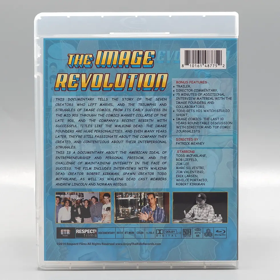 Thumbnail: Back case of The Image Revolution [Blu-ray] — OOP Slip | peakbooks.shop