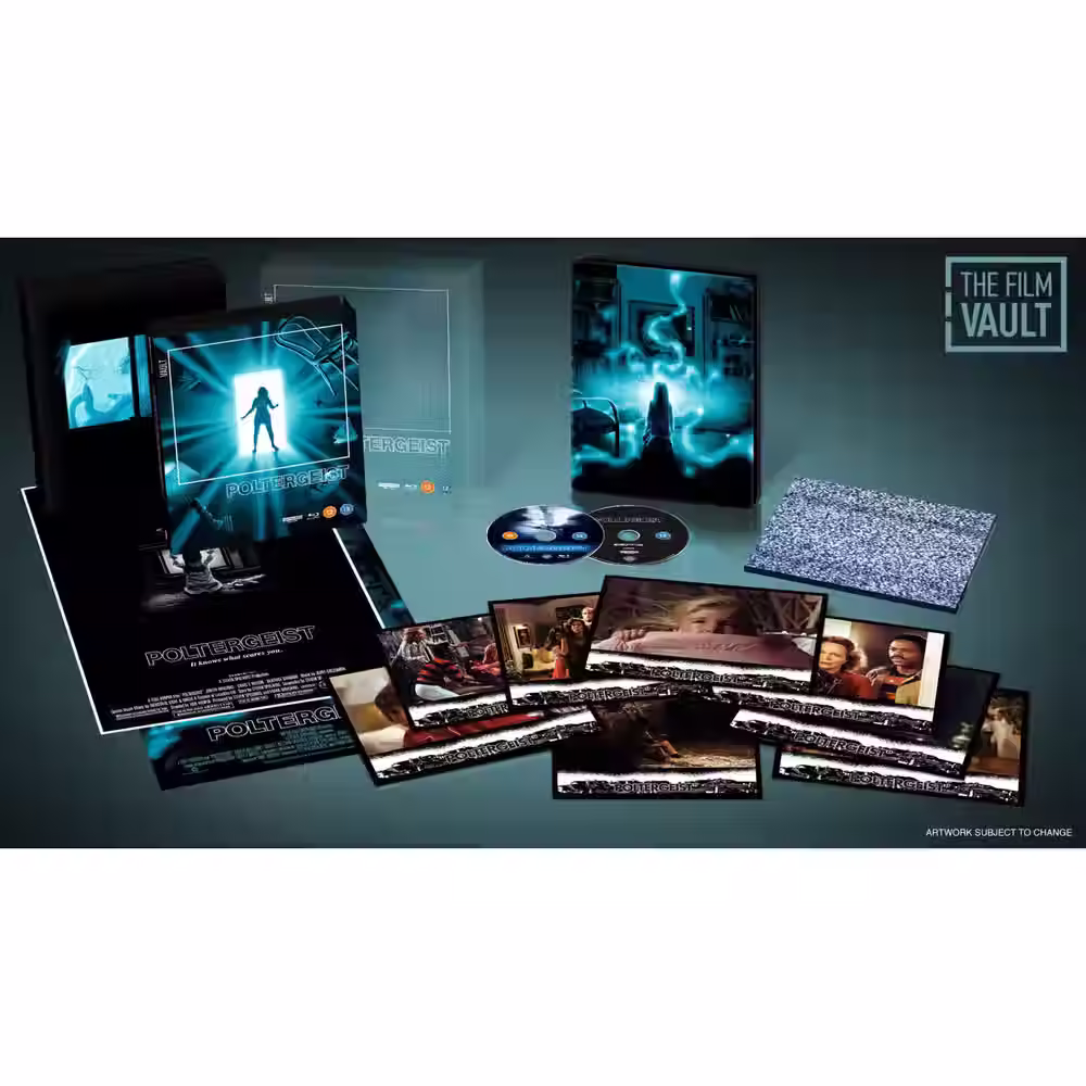 Box contents of Poltergeist (1982) The Film Vault Limited Edition [4K Ultra HD + Blu-ray] | peakbooks.shop