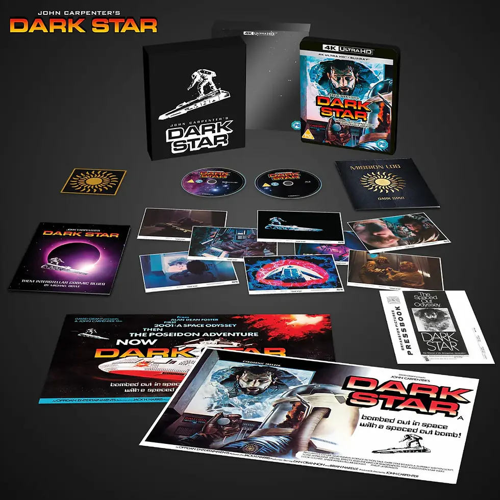Box contents of Dark Star (UK Import) [4K Ultra HD + Blu-ray] | peakbooks.shop