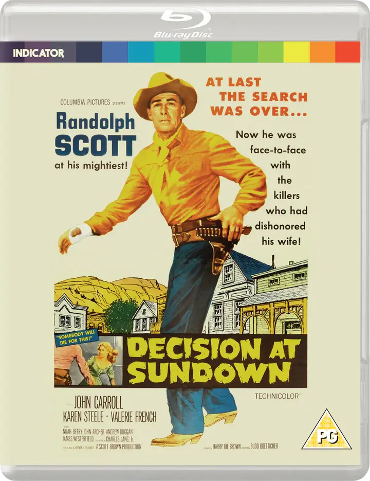 Front cover of Decision At Sundown (UK Import) [Blu-ray] | peakbooks.shop
