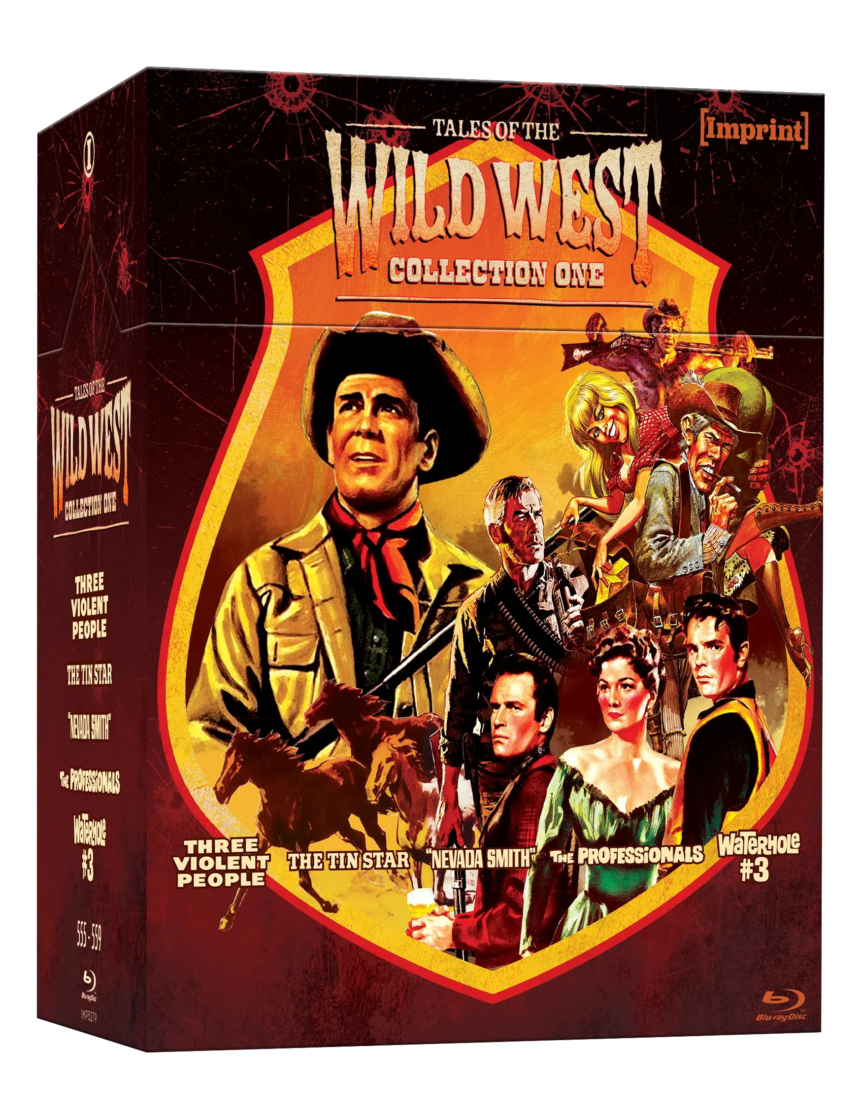 Front cover of Tales of the Wild West: Collection One Limited Edition 5-Disc Hardbox [Blu-ray] | peakbooks.shop