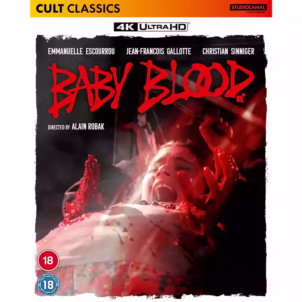 Front cover of Baby Blood (UK Import) [4K Ultra HD] | peakbooks.shop