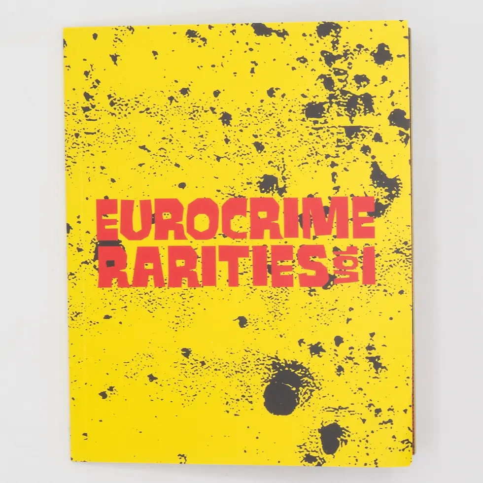 Thumbnail: Front of booklet of Eurocrime Rarities: Volume 1 [Blu-ray] | peakbooks.shop
