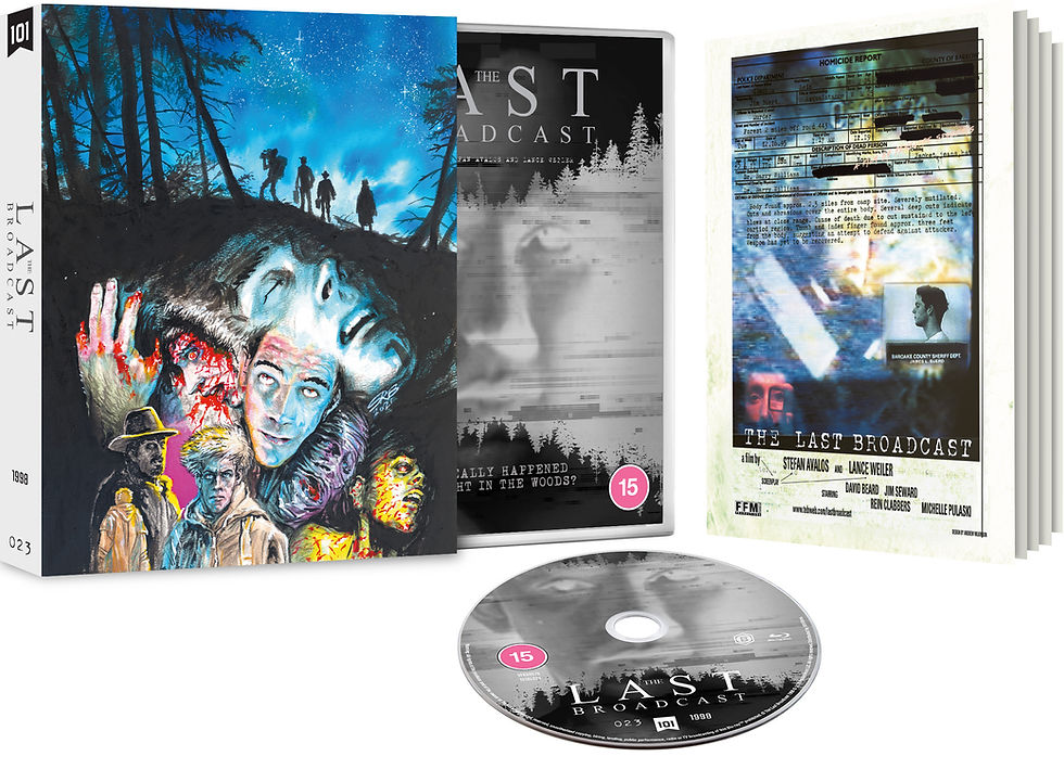 Box contents of The Last Broadcast (Limited Edition) [Blu-ray] | peakbooks.shop