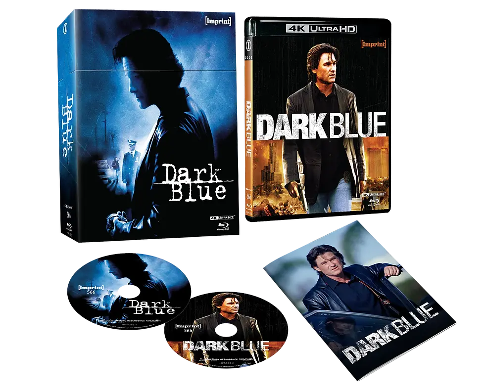 Box contents of Dark Blue (2002) Limited Edition Hardbox [4K Ultra HD + Blu-ray] | peakbooks.shop