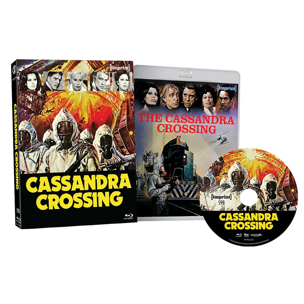 Thumbnail: Packshot of The Cassandra Crossing (1976) Limited Edition [Blu-ray] | peakbooks.shop