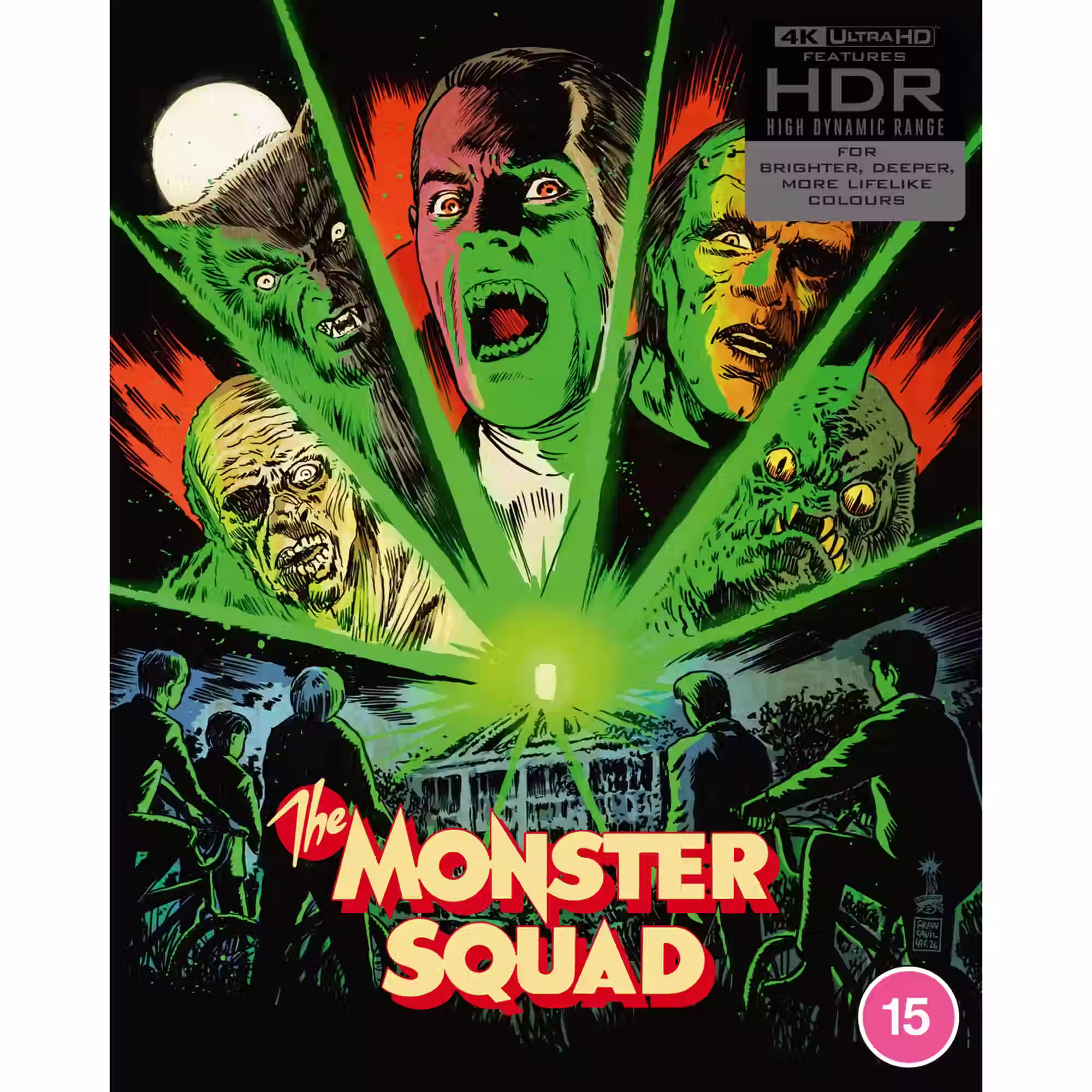 Front cover of The Monster Squad LE (UK Import) [4K Ultra HD + Blu-ray] | peakbooks.shop
